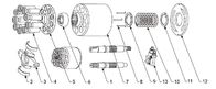 Hydraulikpumpe-Ersatzteile Rexroth für Rexroth 31 Reihe A10VSO28/52 Reihe Rexroth A10VO28
