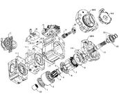 Hydraulikpumpe-Teile der Hochleistungs-K5V140 Kawasaki mit Zylinderblock-Kolben