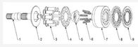 Berufs-Hydraulikpumpe-Teile Sauers Danfoss, Ersatzteile SPV23 MF23 Danfoss